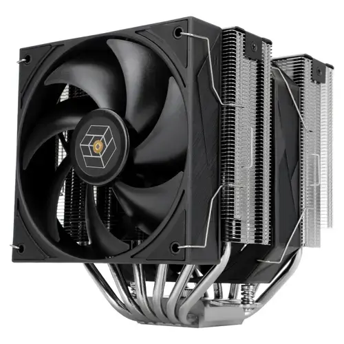 Cooler CPU Thermalright Royal Pretor 130, 6 heatpipes, Bearing S-FDB V2 (Negru/Argintiu)