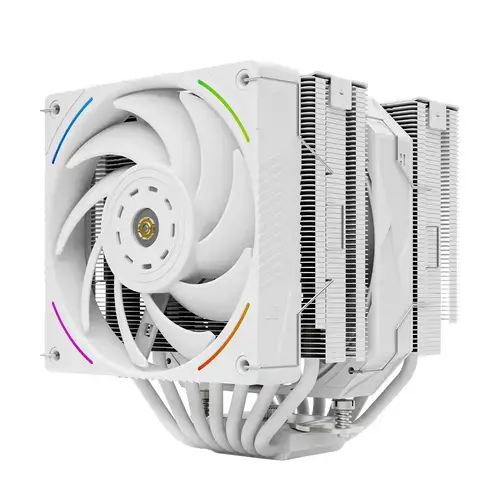 Cooler CPU Thermalright Royal Pretor 130 Ultra White, 120+130mm, 69/81.88 CFM, S-FDB V2 (Alb)