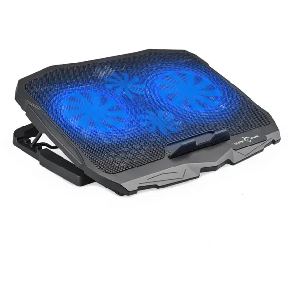 Cooler laptop White Shark Ice Warrior pentru notebook 17.3'', Negru