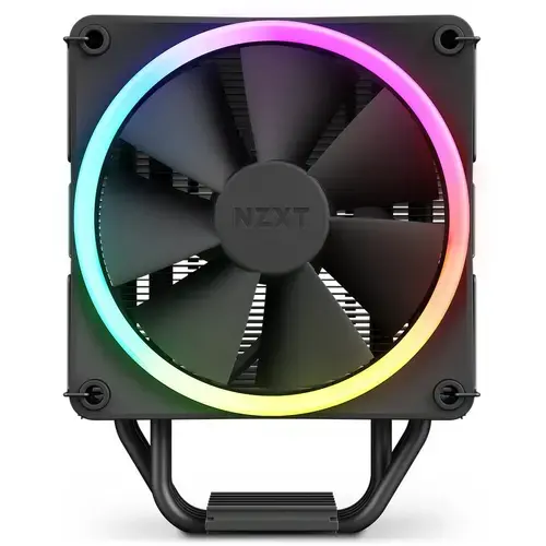 Cooler Procesor NZXT T120 RGB, compatibil Intel LGA 1700, 1200, AMD AM5, AM4 (Negru)