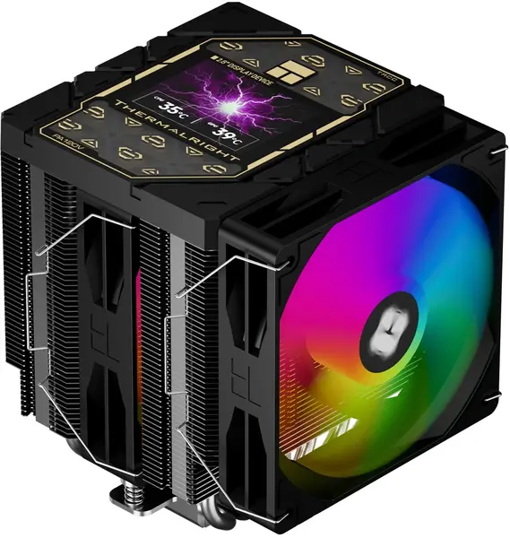 Cooler Thermalright - Peerless Assassin, 120 Vision ARGB, 2x 120 mm, negru