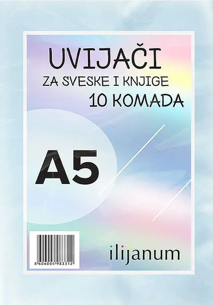 Copertă Ilijanum - A5, transparentă, 10 buc