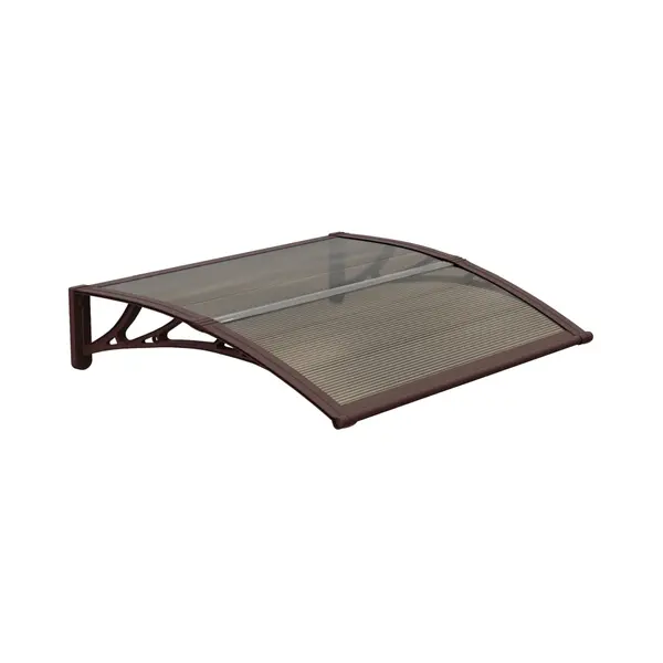 Copertină ECO 100x80 cm din policarbonat – Maro/Bronz - Maro/Bronz