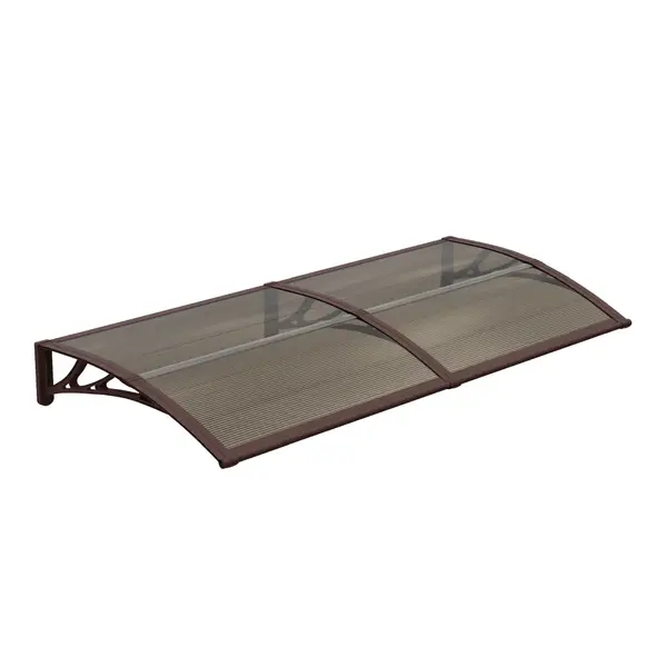 Copertină ECO 200x60 cm din policarbonat – Maro/Bronz - Maro/Bronz
