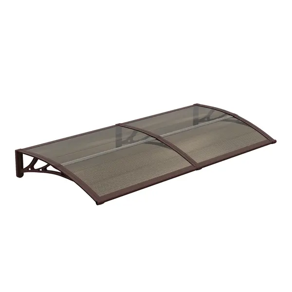 Copertină ECO 240x150 cm din policarbonat – Maro/Bronz - Maro/Bronz