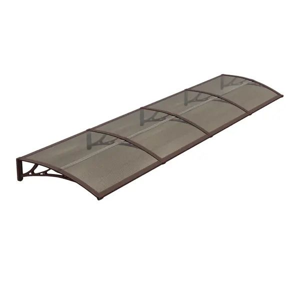 Copertină ECO 400x100 cm din policarbonat – Maro/Bronz - Maro/Bronz