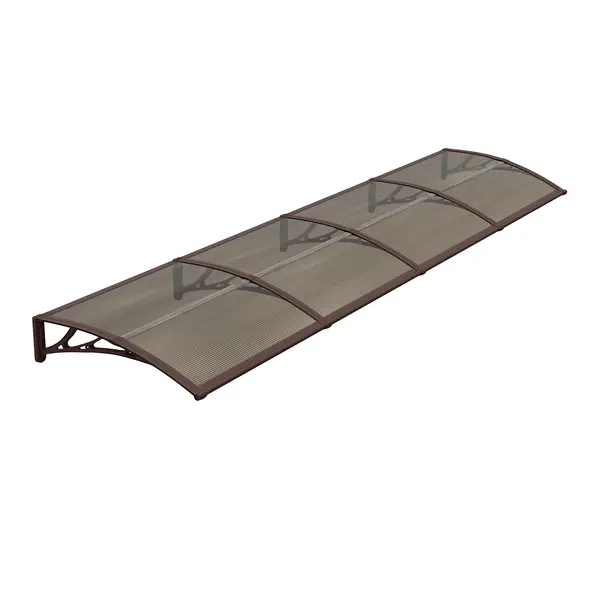 Copertină ECO 400x150 cm din policarbonat – Maro/Bronz - Maro/Bronz