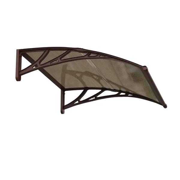 Copertină ECO 80x80 cm din policarbonat – Maro/Bronz - Maro/Bronz
