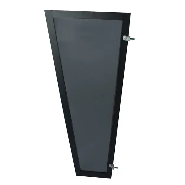 Copertină FLUX PRO 130x53x30 cm din policarbonat – Negru/Antracit - Negru/Antracit