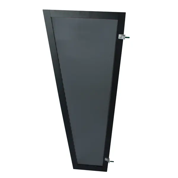 Copertină FLUX PRO 130x53x30 cm din policarbonat – Negru/Antracit - Negru/Antracit