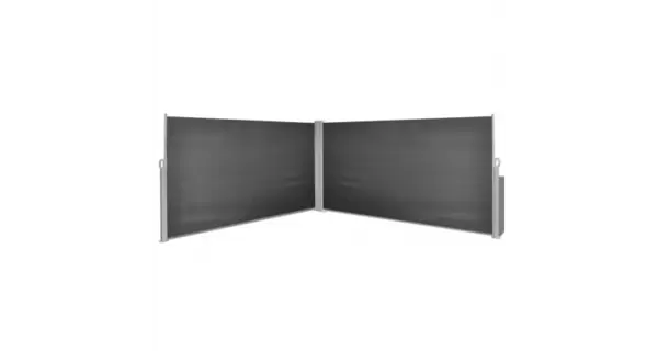 Copertina laterala retractabila, 160 x 600 cm, negru