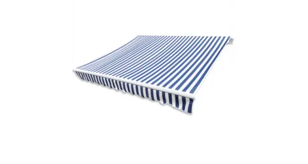 Copertina marchiza, 6 x 3 m, Albastru/ Alb (nu include scheletul)