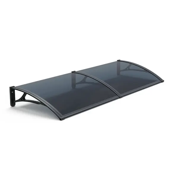 Copertină PRO 200x150 cm din aluminiu și plexiglas – Negru/Antracit - Default Title