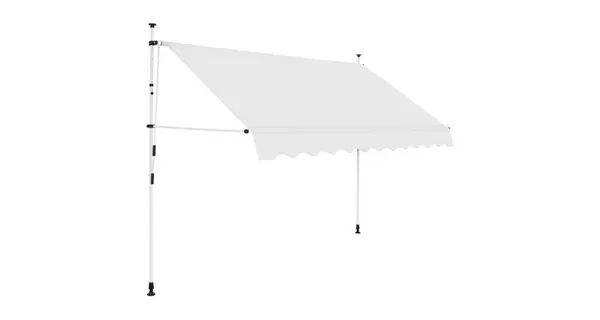 Copertina retractabila, actionare manuala, 250 cm, crem