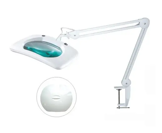 copy of Lampa de birou cu lupa 5 dioptrii 190X157mm si iluminare 60 led culoare alba