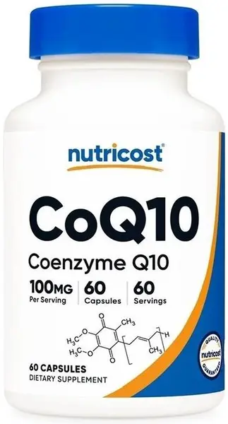 CoQ10, 100 mg, 60 capsule, Nutricost