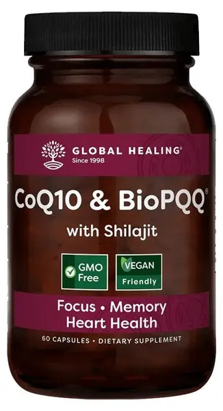 CoQ10 & BioPQQ cu Shilajit, 60 capsule, Global Healing