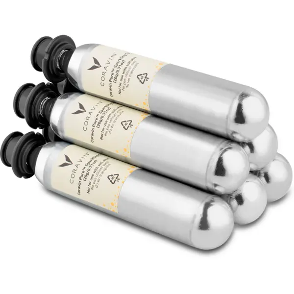 CORAVIN Set 6 capsule argon Coravin Pure Sparkling, pentru sistemele Coravin