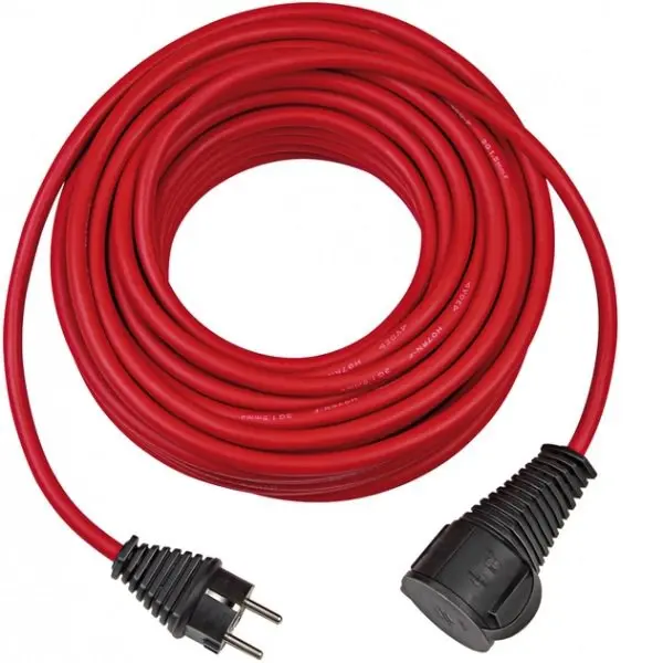 Cordon prelungitor Brennenstuhl, IP44, 10m, IP44, H07RN-F 3G1,5 - Rosu 1167950