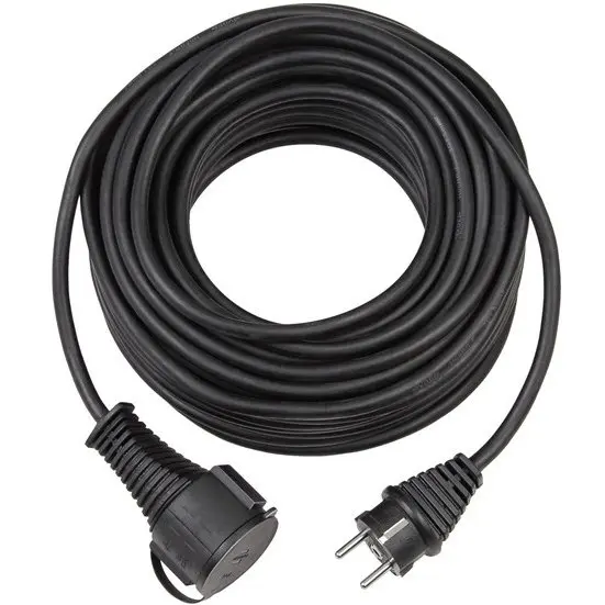 Cordon prelungitor Brennenstuhl, IP44, 5m, H05RR-F 3G1,5 - Negru 1161420 / 4007123167012