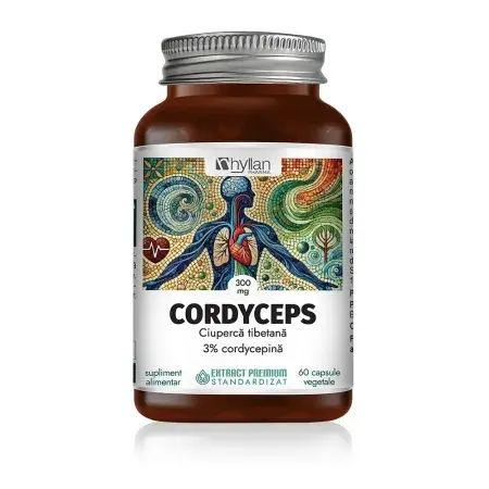 Cordyceps, 60 capsule vegetale, Hyllan Pharma
