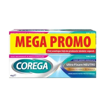 Corega ultra fixare neutro X 40G duopack mega promo Glaxo