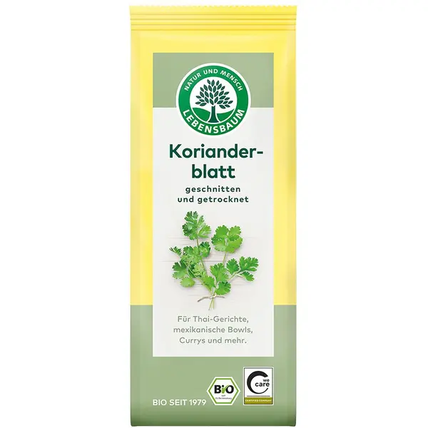 Coriandru Frunze Taiate si Uscate Ecologic/Bio 12.5g