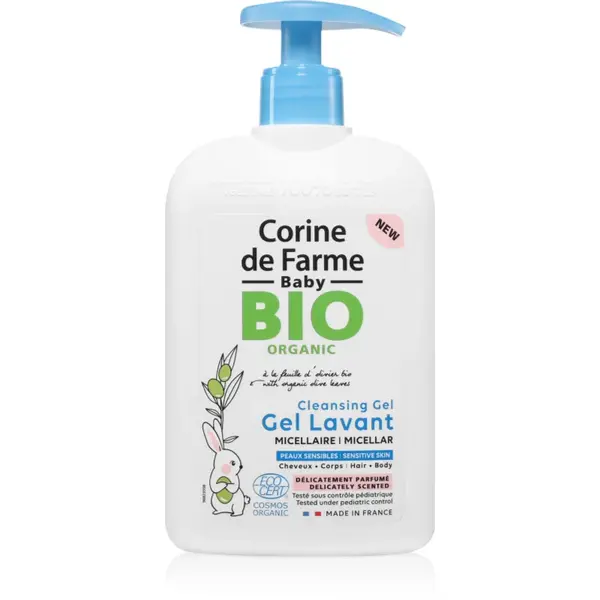 Corine de farme Baby BIO Cleansing Gel gel micelar pentru corp si par pentru copii 500 ml