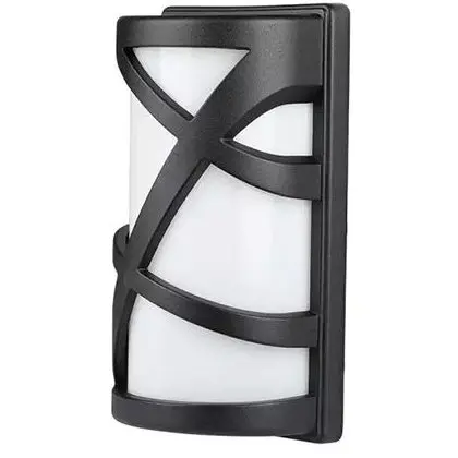 Corp iluminat gradina prindere perete soclu E27 - negru mat V-TAC SKU-7064