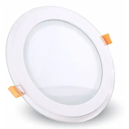 Corp iluminat LED rotund incorporabil 6W 6400K alb rece, sticla V-TAC SKU-4739