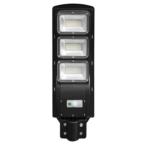 Corp iluminat stradal solar 12W, 800 lm, 6000K, IP65, negru, V-TAC SKU-95534