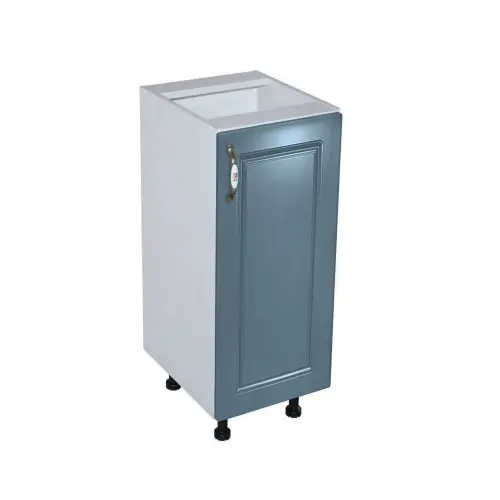 Corp inferior 30 cu 1 usa Zebra MDF Albastru drept