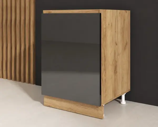 Corp inferior Chelsea 1usa Stejar K003 Acril Antracit 60x49x82 cm