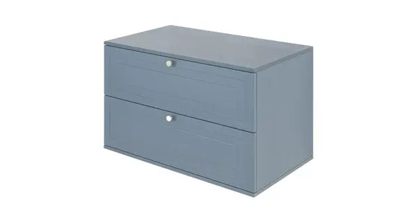 Corp lavoar 2 sertare SANTORINI lungime 80 latime 46 inaltime 54 albastru