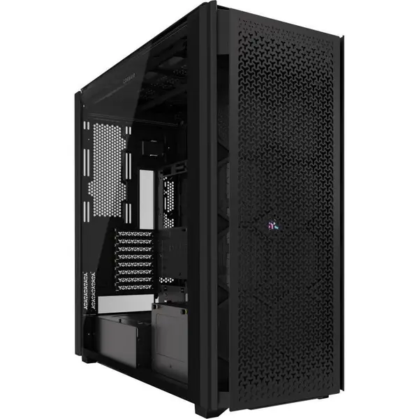 CORSAIR Carcasa Corsair 9000D RGB AIRFLOW, Super Full-Tower, Tempered glass, Negru