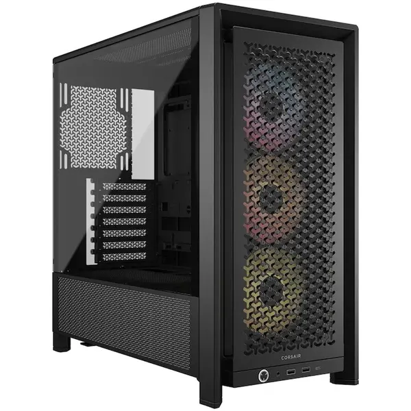 CORSAIR Carcasa Corsair FRAME 4000D RS ARGB Modular High Airflow, Mid-Tower, negru