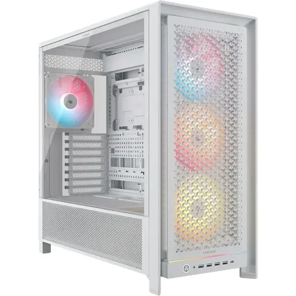 CORSAIR Carcasa Corsair FRAME 5000D RS ARGB Airflow, Mid-Tower, ATX, Alb