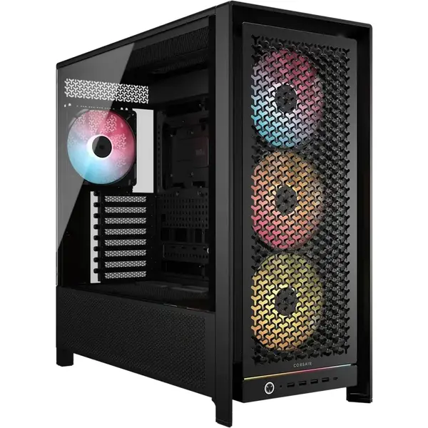 CORSAIR Carcasa Corsair FRAME 5000D RS ARGB Airflow, Mid-Tower, ATX, Negru