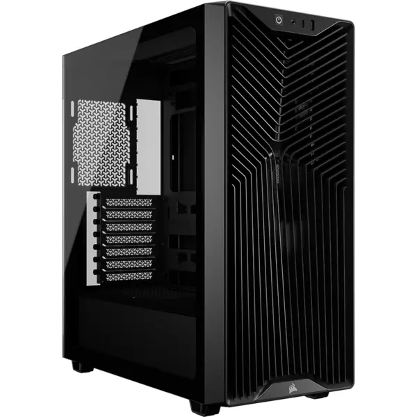 CORSAIR Carcasa PC Corsair 3200D RS, Mid-Tower, ATX, 3 ventilatoare incluse RS120, Negru