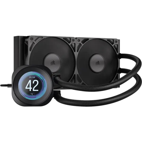 CORSAIR Cooler procesor Corsair NAUTILUS LCD, 240 mm, racire cu lichid, negru