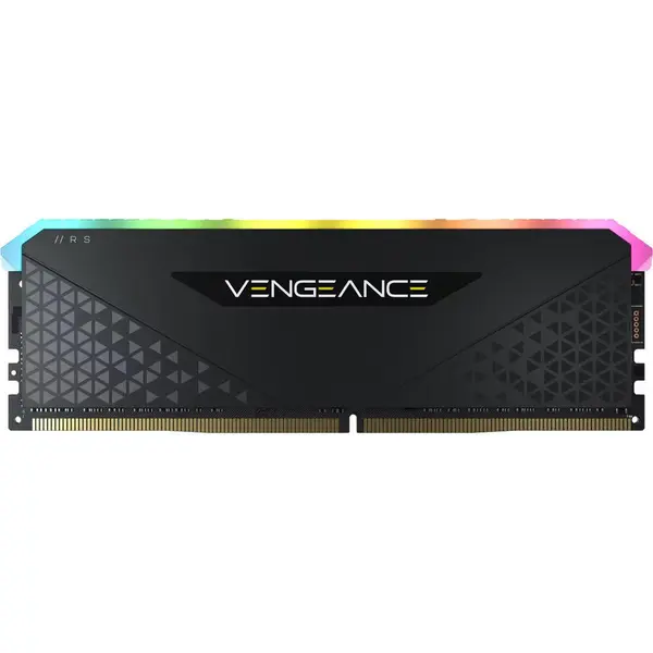 CORSAIR Memorie Corsair VENGEANCE RGB RS DDR4, 8GB, 3200MHz, CL16, Negru, BULK