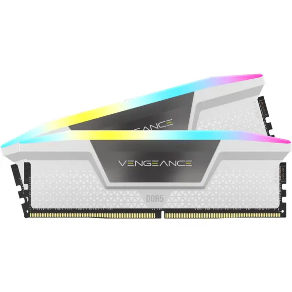 CORSAIR Memorie Corsair Vengeance RGB White 32GB DDR5 6000MHz CL30 Dual Channel Kit