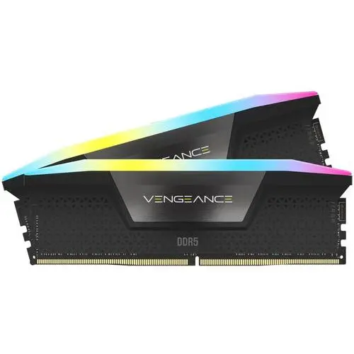CORSAIR Memorie Corsair Vengeance Std PMIC, XMP 3.0 Black Heatspreader, 64GB (2x32GB ), DDR5, 6000MT/s, CL 30, RGB