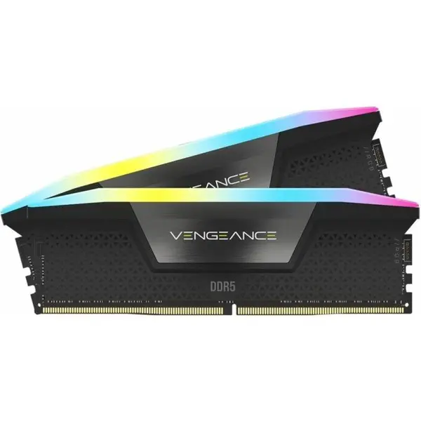 CORSAIR Memorie RAM Corsair Vengeance RGB, capacitate 16GB (2x8GB) DDR5, frecventa 5600 MHz, latenta CL40, Dual Channel Kit