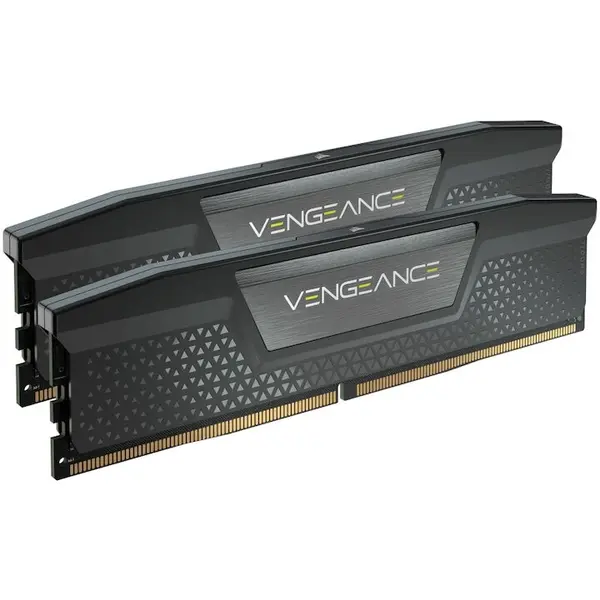 CORSAIR Memorie RAM Corsair Vengeance, Tip DDR5, Capacitate 64GB, KIT 2x32GB, 6000MHz, CL30, 1.4V, XMP 3.0, Negru
