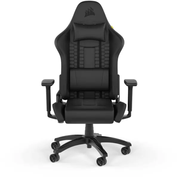 CORSAIR Scaun Gaming Corsair TC100 RELAXED, Piele, Tetiera, Negru