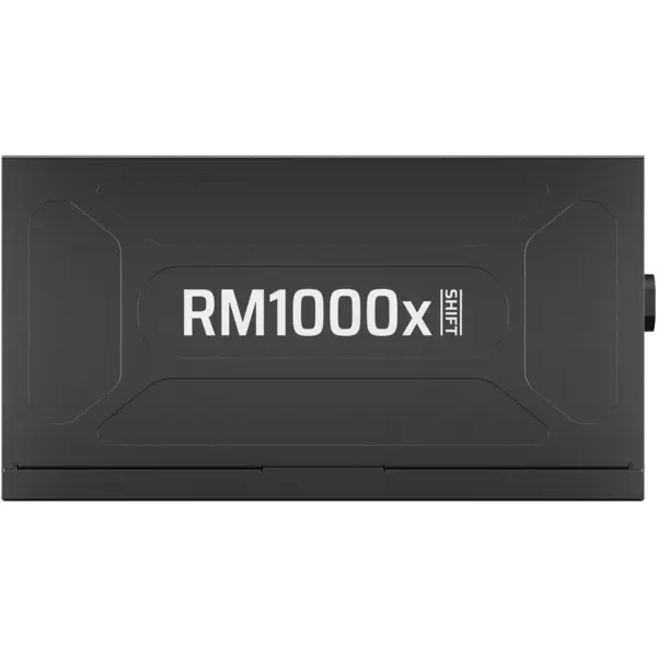 CORSAIR Sursa de alimentare pentru PC, Corsair RM1000x Shift, 1x GPU de mare putere cu 12 pini, 4x PCIe, gestionare cabluri, 1000 wati, Negru