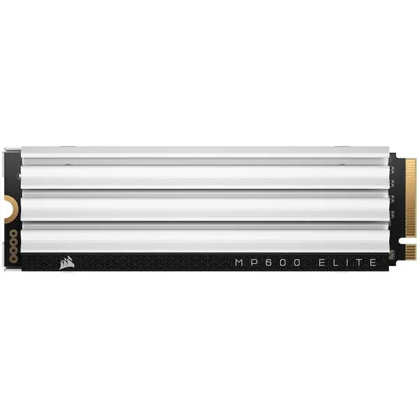 CORSAIR Unitate SSD CORSAIR MP600 ELITE, Capacitate 2TB, PCIe Gen4 x4, NVMe M.2, SSD pentru PlayStation 5, Alb