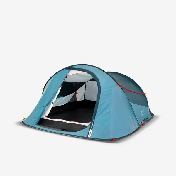 Cort de camping instant 3 locuri, 2 Seconds albastru