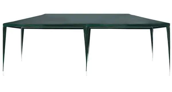 Cort de petrecere, verde, 3 x 6 m, PE